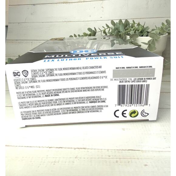 McFarlane DC Multiverse LEX LUTHOR POWER SUIT GOLD LABEL 7" Fig. New & Sealed - Picture 10 of 12